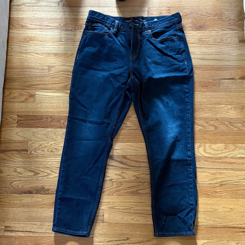 Old Navy Men's Dark Blue Relaxed Jeans